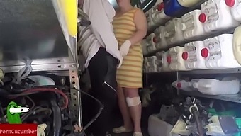 Hidden Camera Captures Workplace Sex With Amateur Couple