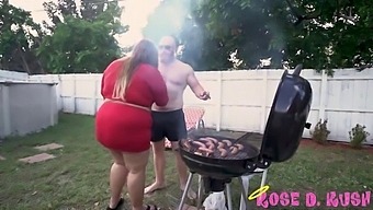 Rose Kush, A Voluptuous Teen With Natural Big Boobs, Enjoys Licking Male Nipples In Public