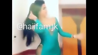 Arab Transsexual Hiffa'S Wild Ride On Webcam