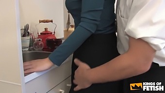 Japanese Maid Masturbates With Toys While Being Watched By Her Boss