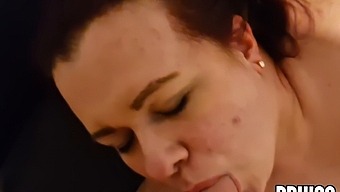 Husband Records Bbw Wife Giving Deepthroat To Friend And Swallowing His Cum