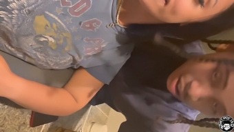 Stepmother’s Big Boobs And Her Desire For A Hard Cock Are Acted Out In A Hardcore Scene.