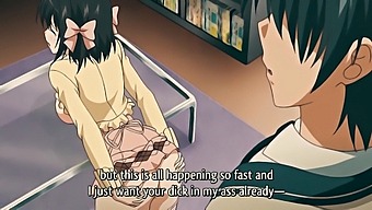 Anime Babe With Natural Tits Enjoys Rough Anal Sex