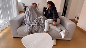 Getting Over My Stepsister'S Flu With A Naughty Session On The New Sofa