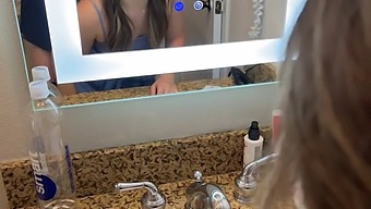 Frisky Bridesmaid Steals Away For A Steamy Solo Performance